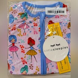 Little Sleepies Ballerina Baby Pajamas